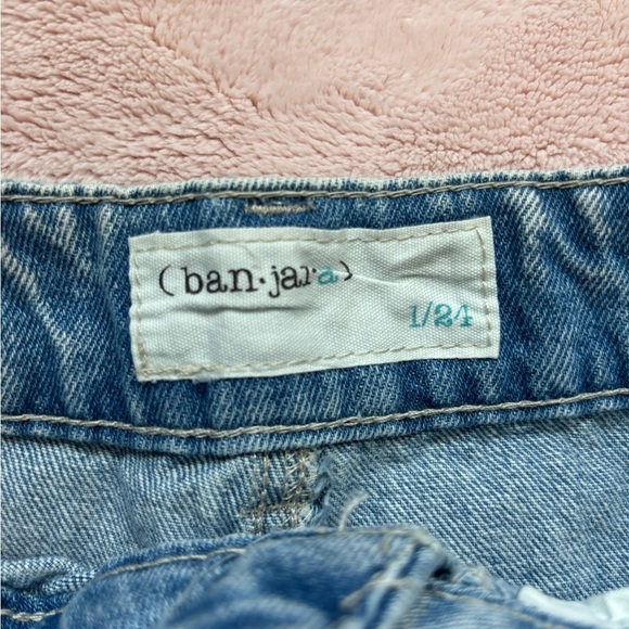 Rhinestone Denim Shorts - Picture 3 of 4